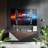 Starfighter Brushed Aluminum Dibond Wall Art.